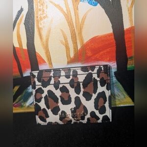 Kate Spade Leopard Print Card Holder